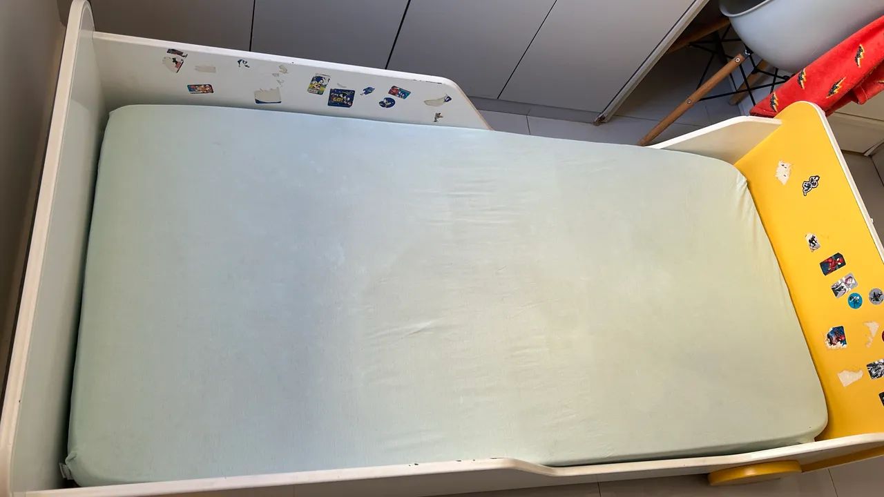 Cama infantil carro e colchão  - Foto 3