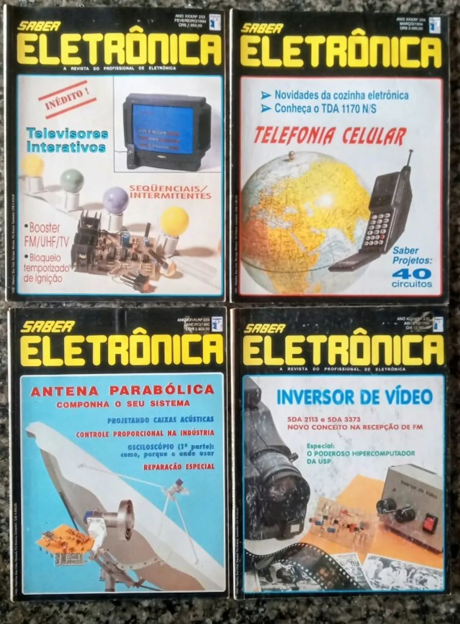 kit de revistas antigas de eletrônica - Foto 2