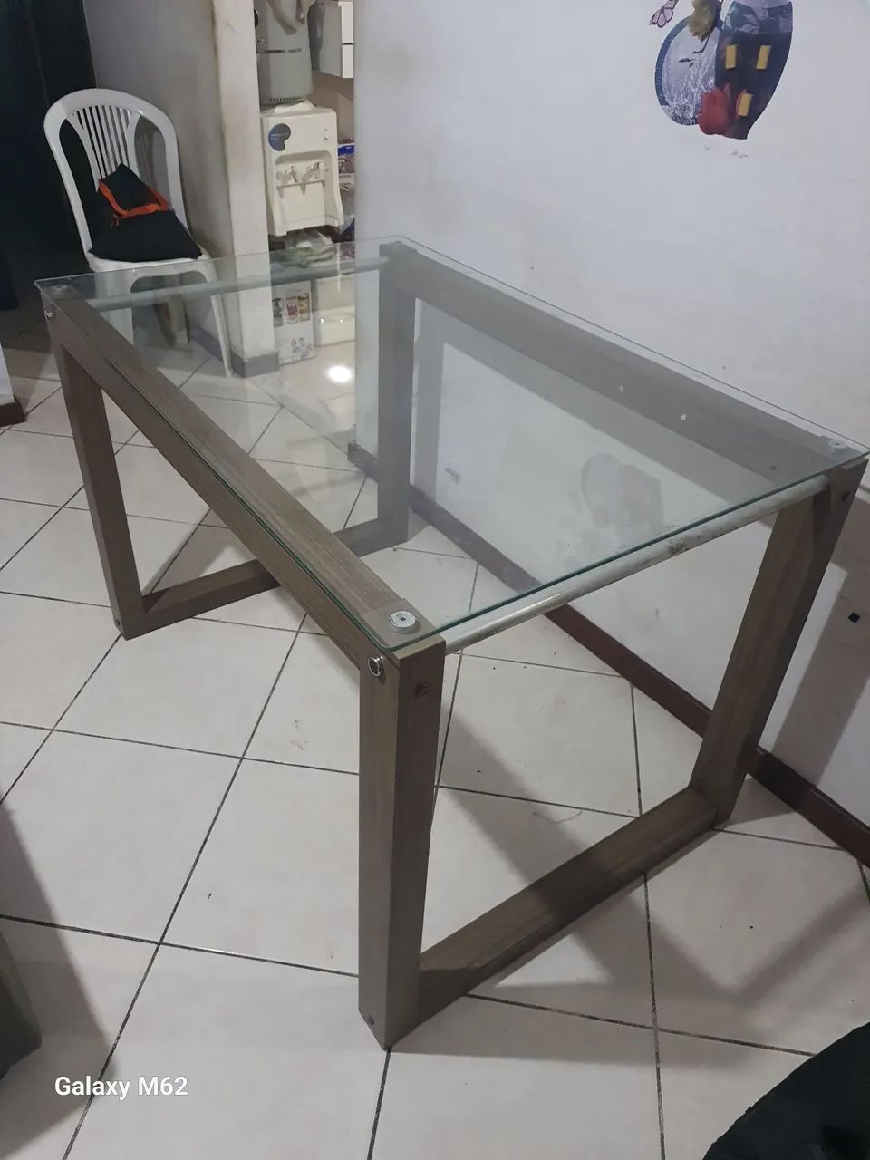 Mesa de vidro 120x80