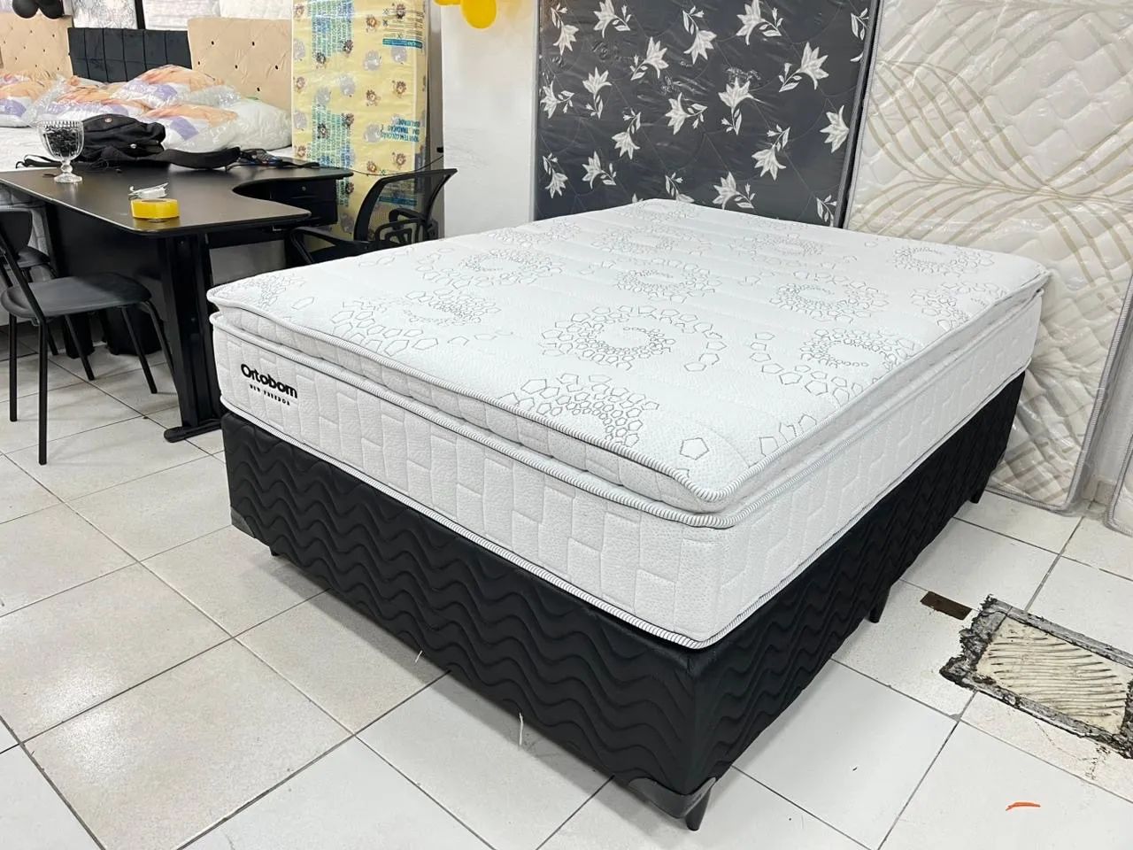 Colchão mais Box Ortobom New Freedom Casal