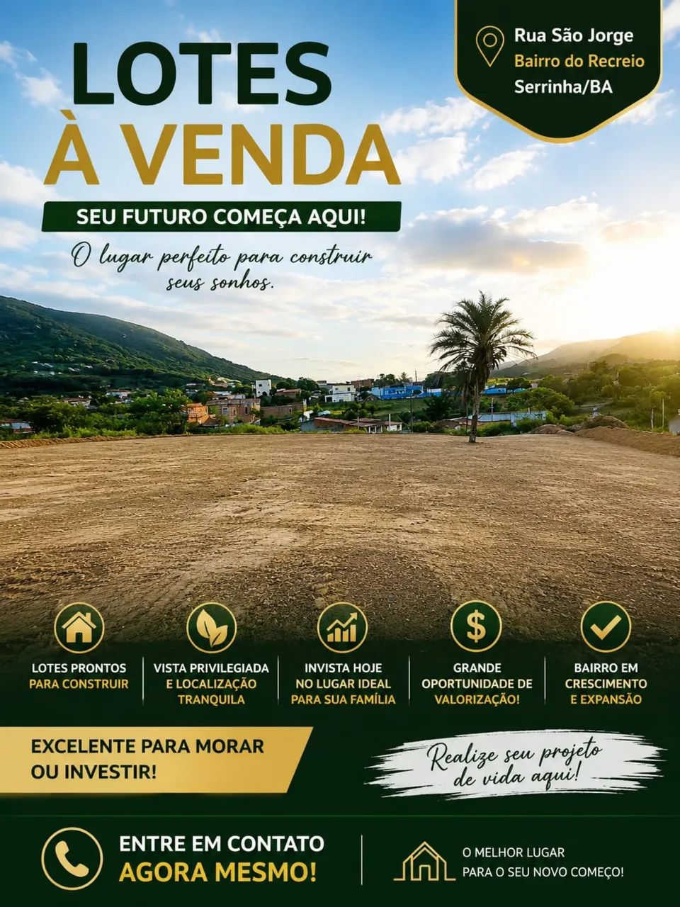 Vendo lotes e terreno