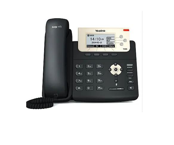 Yealink Telefone IP T23G, 3 linhas. LCD gráfico de 2,8 polegadas. Ethernet 10/100