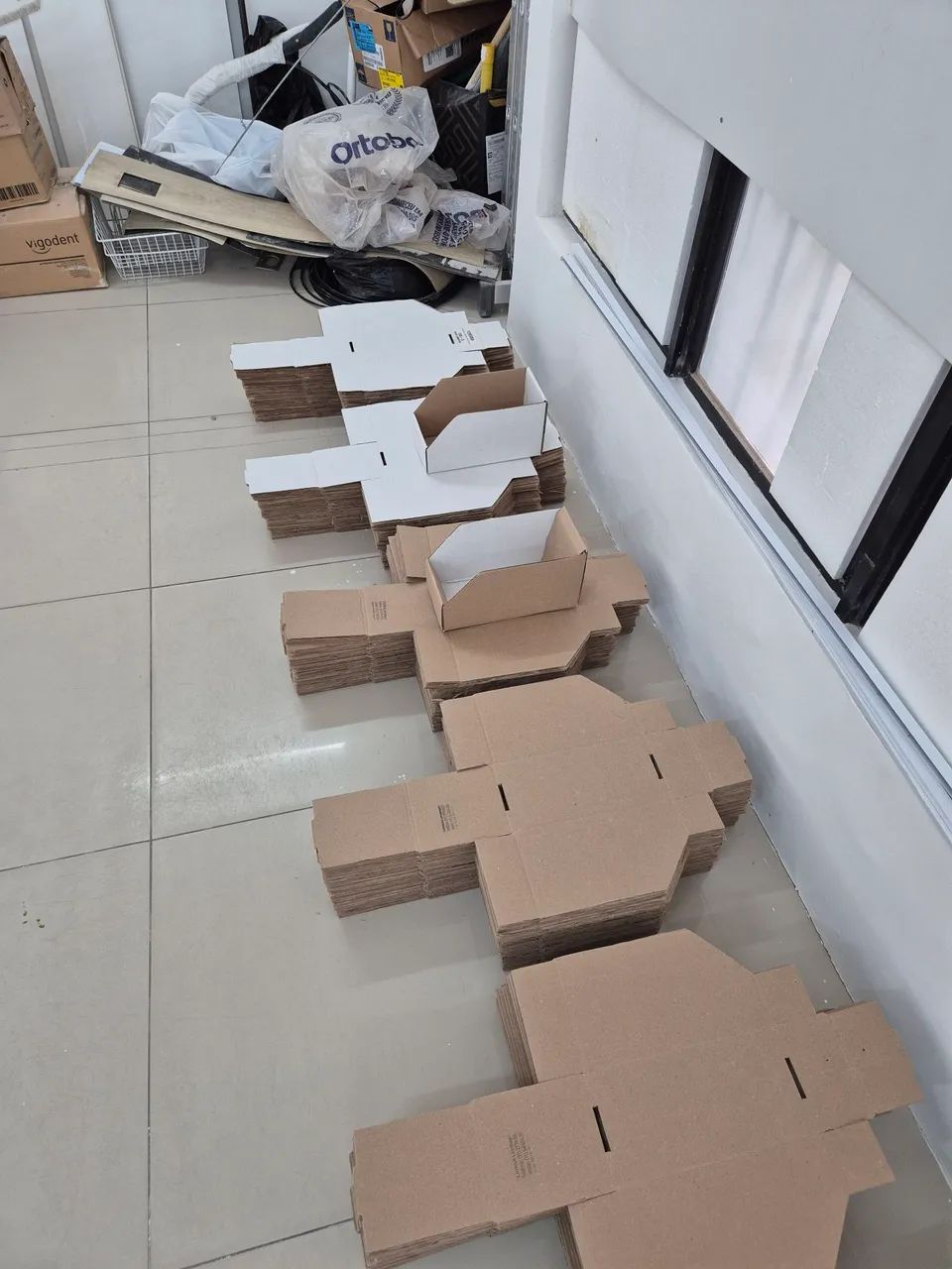 Caixa organizadora de papelão  - Foto 3