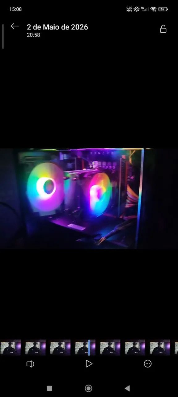 Pc gamer completo Kit xeon, rx590, 16 Ddr4