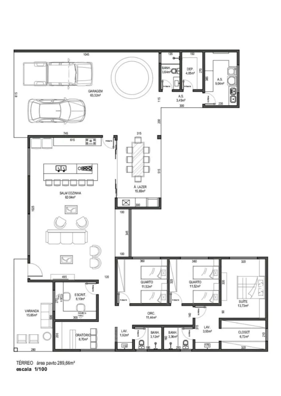 Casa de Campo Estilo Conial Moderna - Foto 2