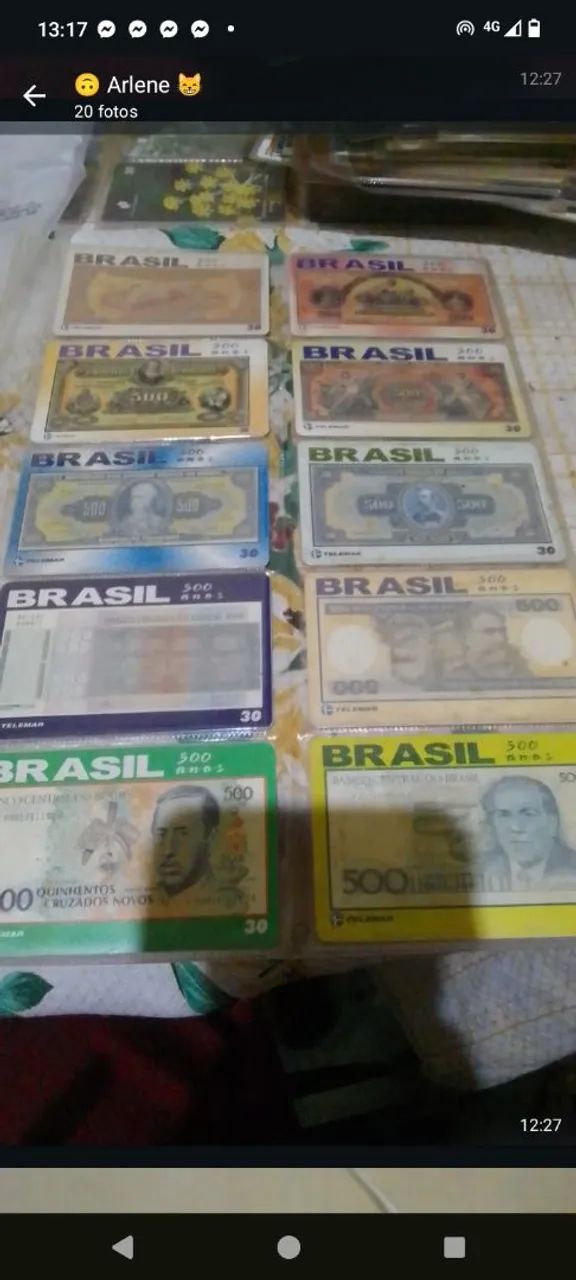 Cartões telefônico 