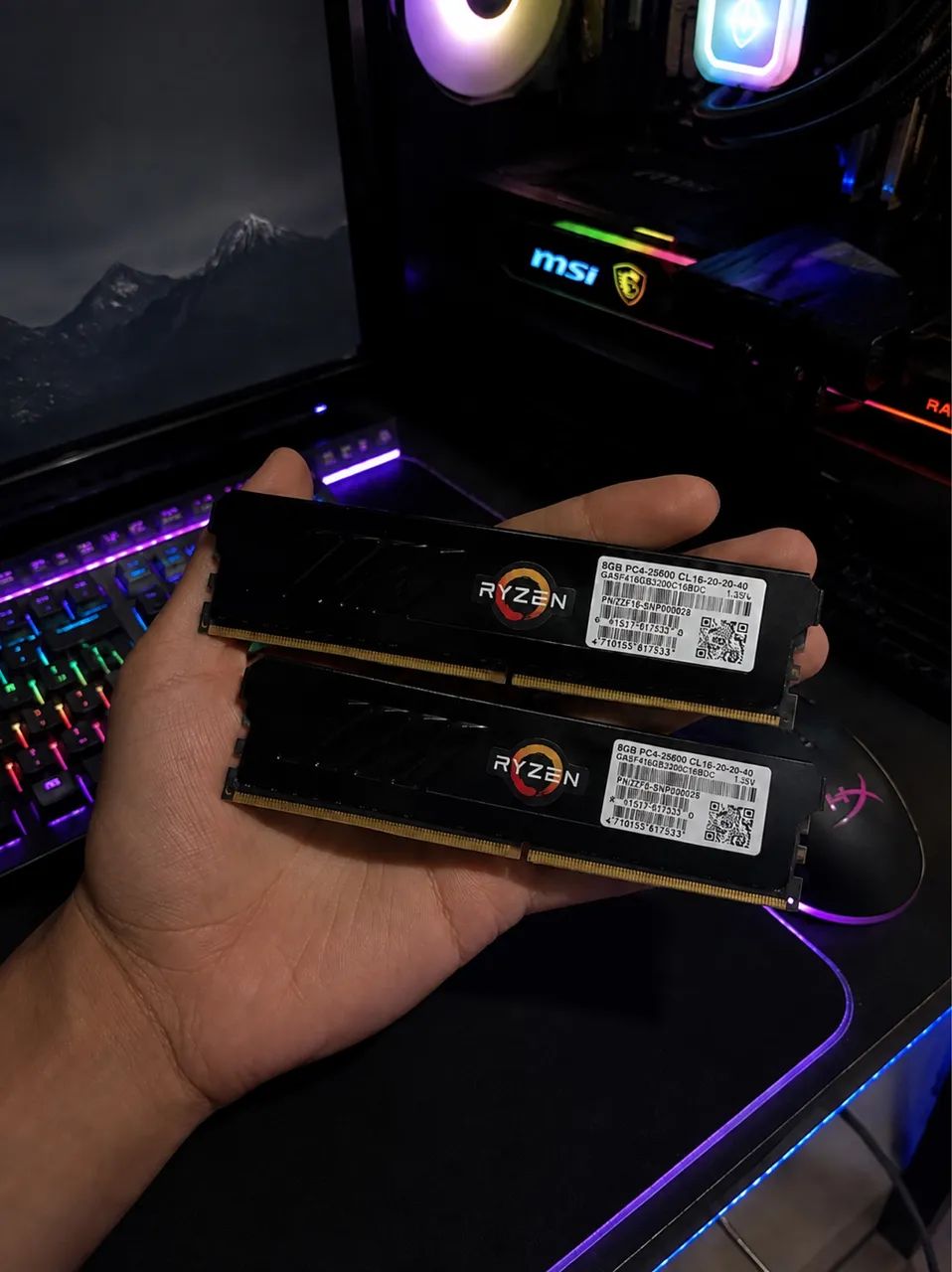 Memória RAM 16Gb 2x8Gb