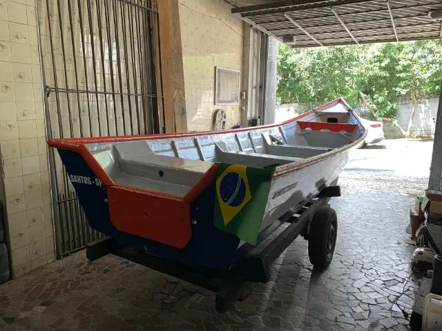 Barco Fibra Borda Alta quebra ondas 6,50 metros 21 pés - Foto 12