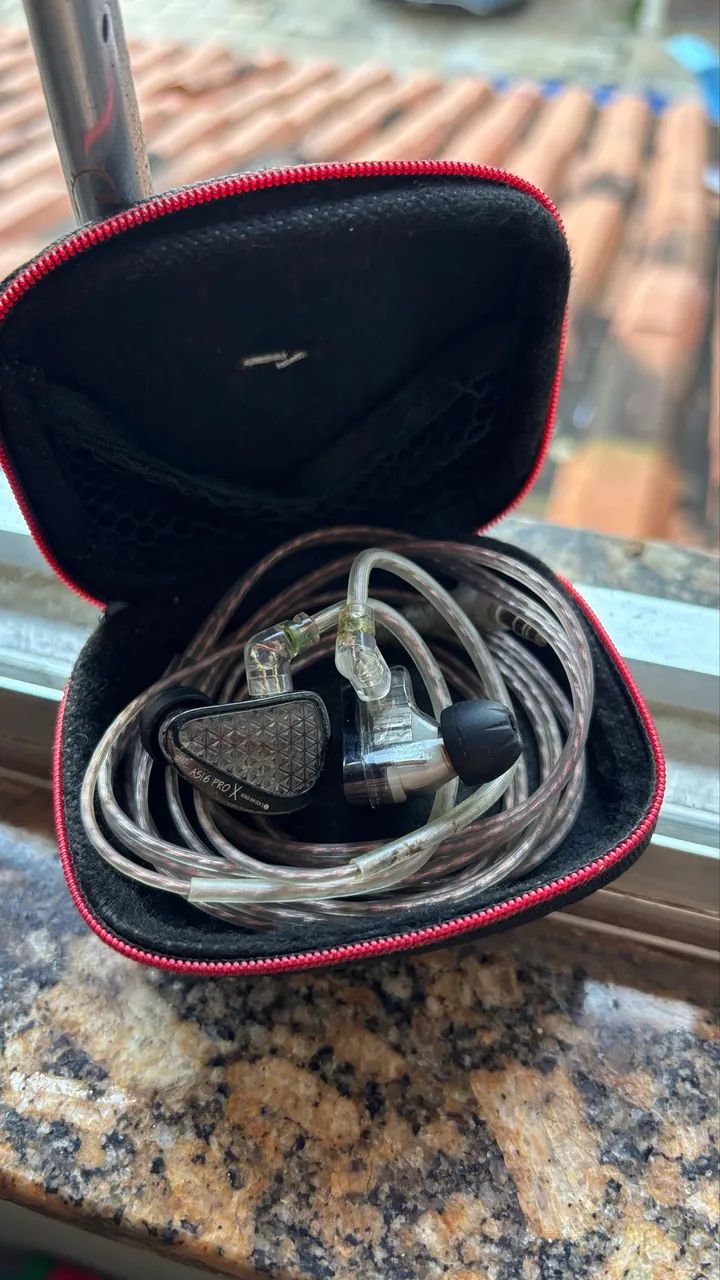 Fone Kz As16 Pro X + Case 