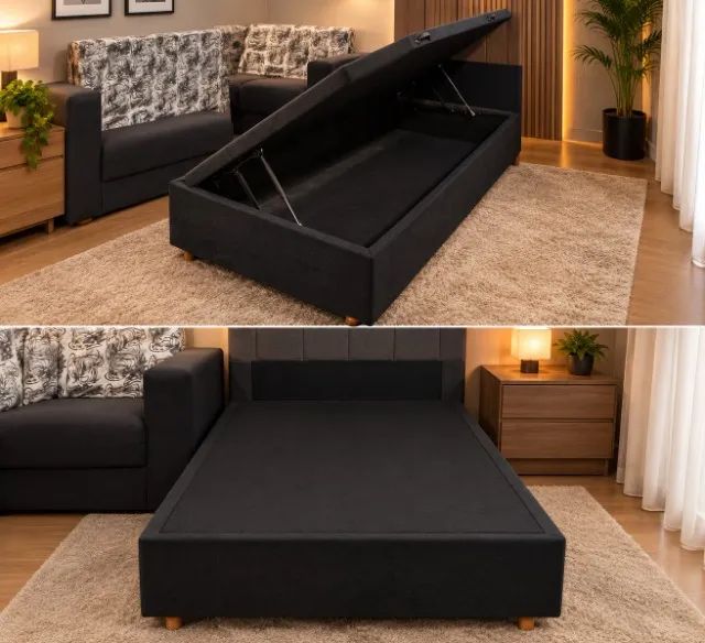 Oferta Base Box Solteiro, Novo