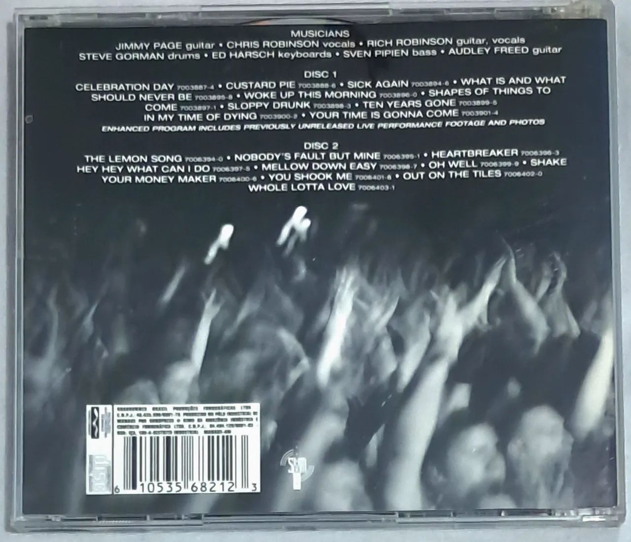 CD Duplo Jimmy Page & The Black Crowes - Live At The Greek