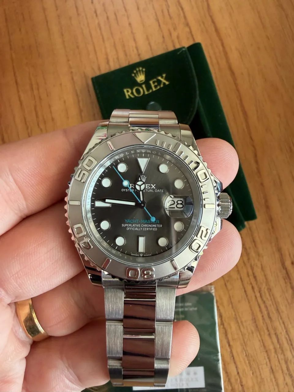 Yacht master Rhodium ERF Free sprung - Foto 5