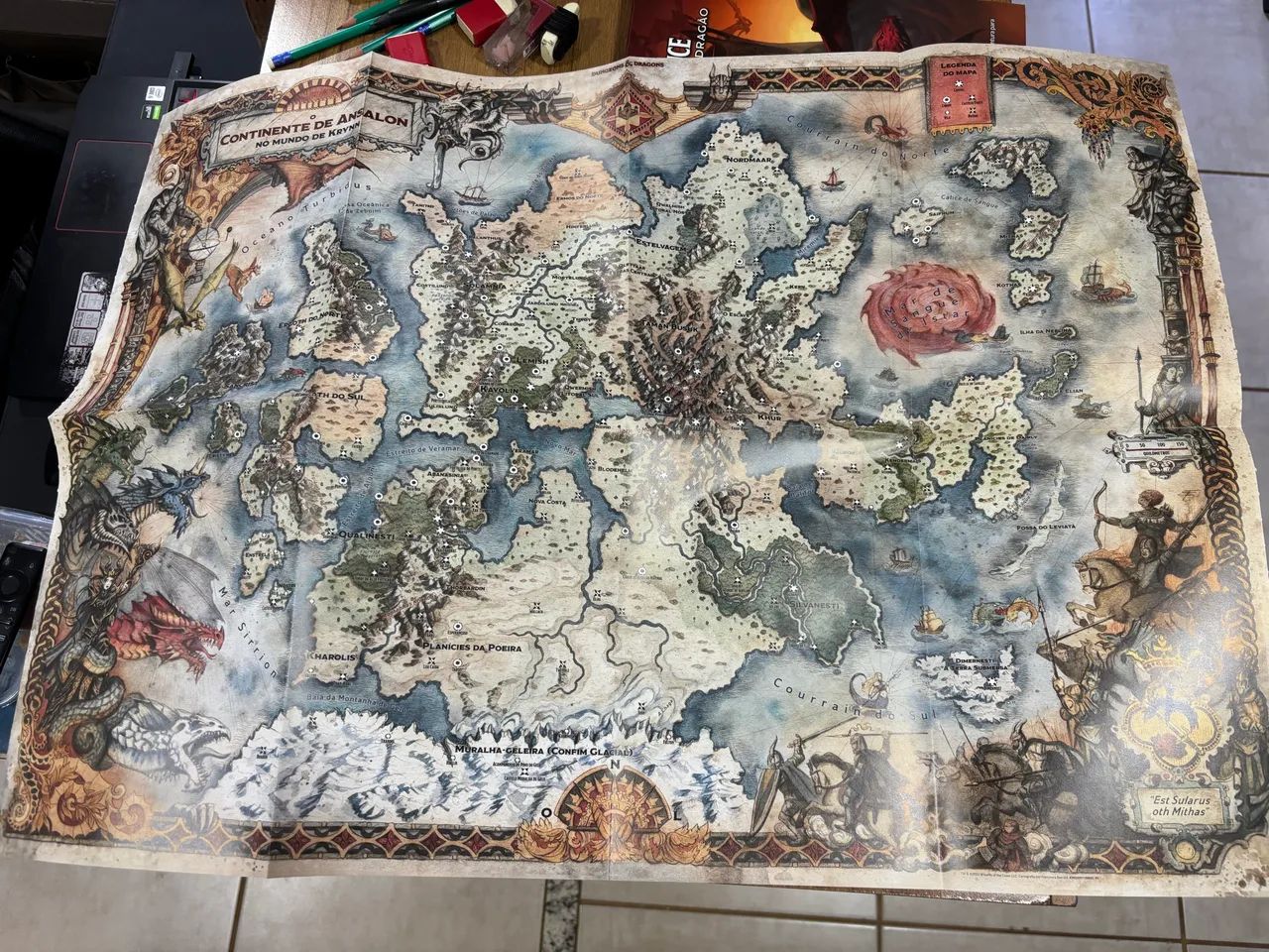 D&D Dragonlance Sombra da rainha dragão dungeons & dragons - Foto 3
