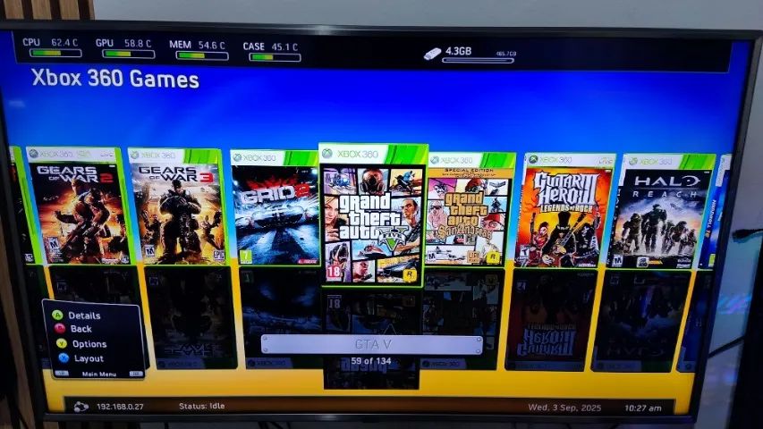 xbox 360 s slim desbloqueado com xploit jtag, hd com 410 jogos - Foto 2