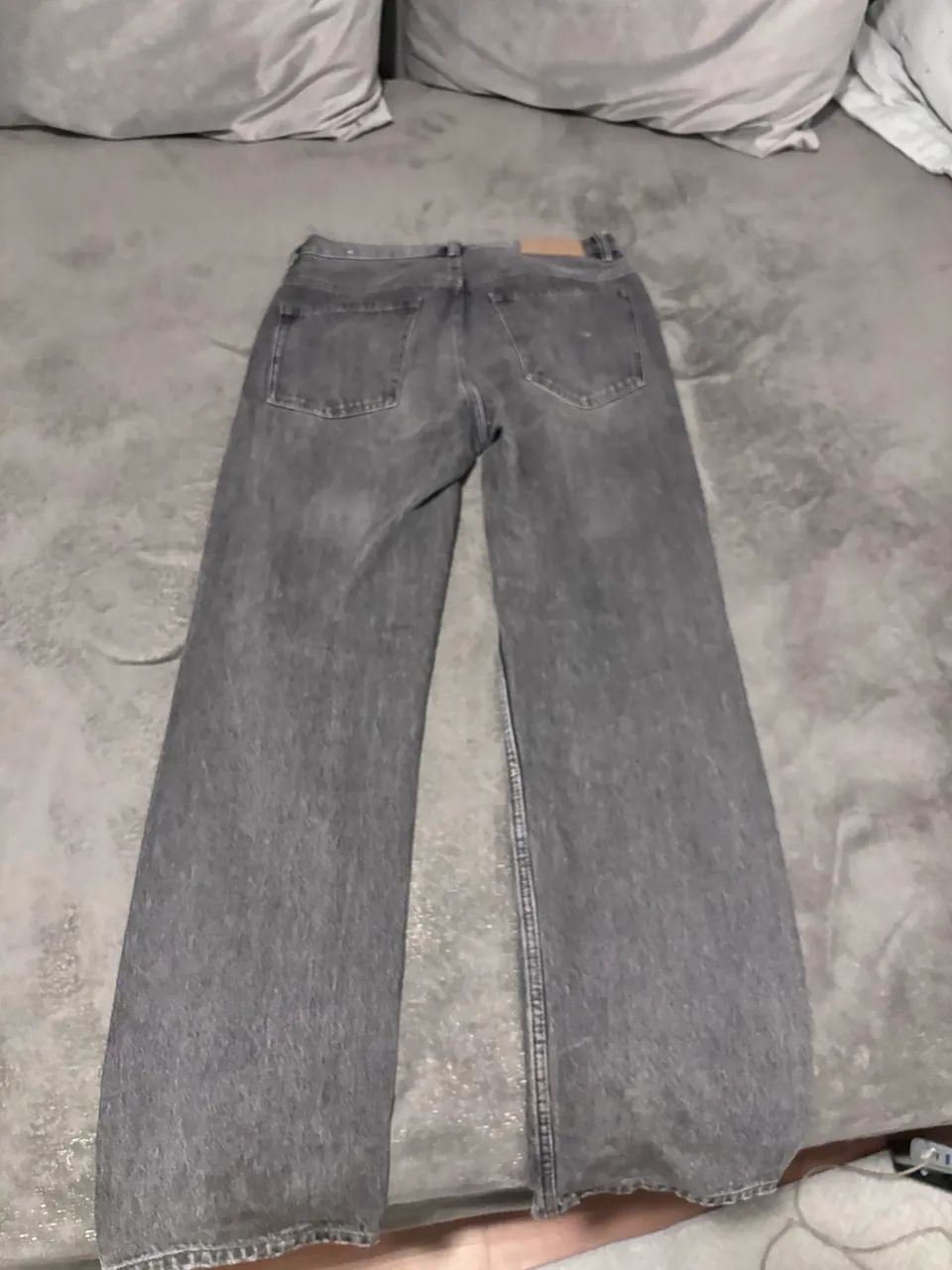 Calça ZARA Jeans Cinza  - Foto 4