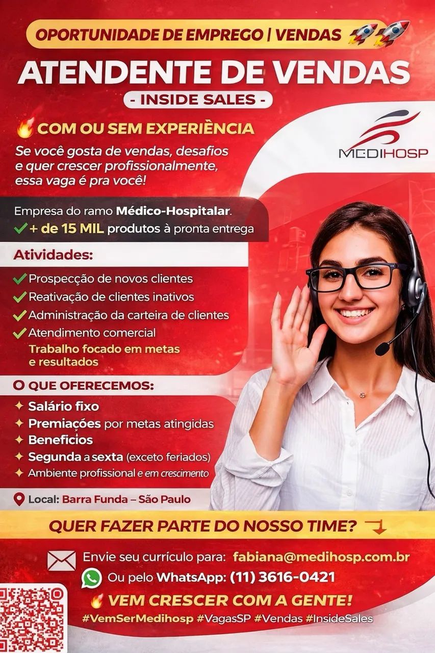 Atendente de Vendas 