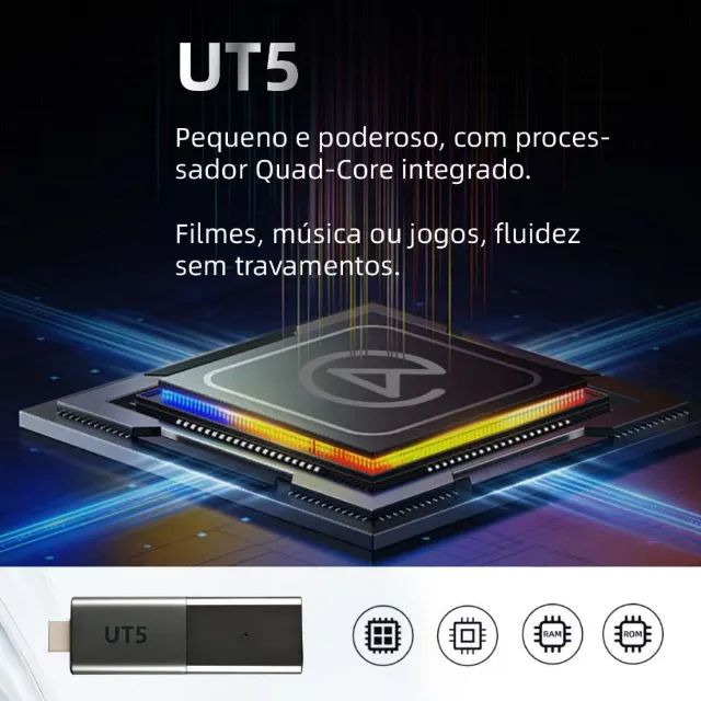 Tv Stick UT5 8K Android 10 Wifi 5G Bluetooth  - Foto 3
