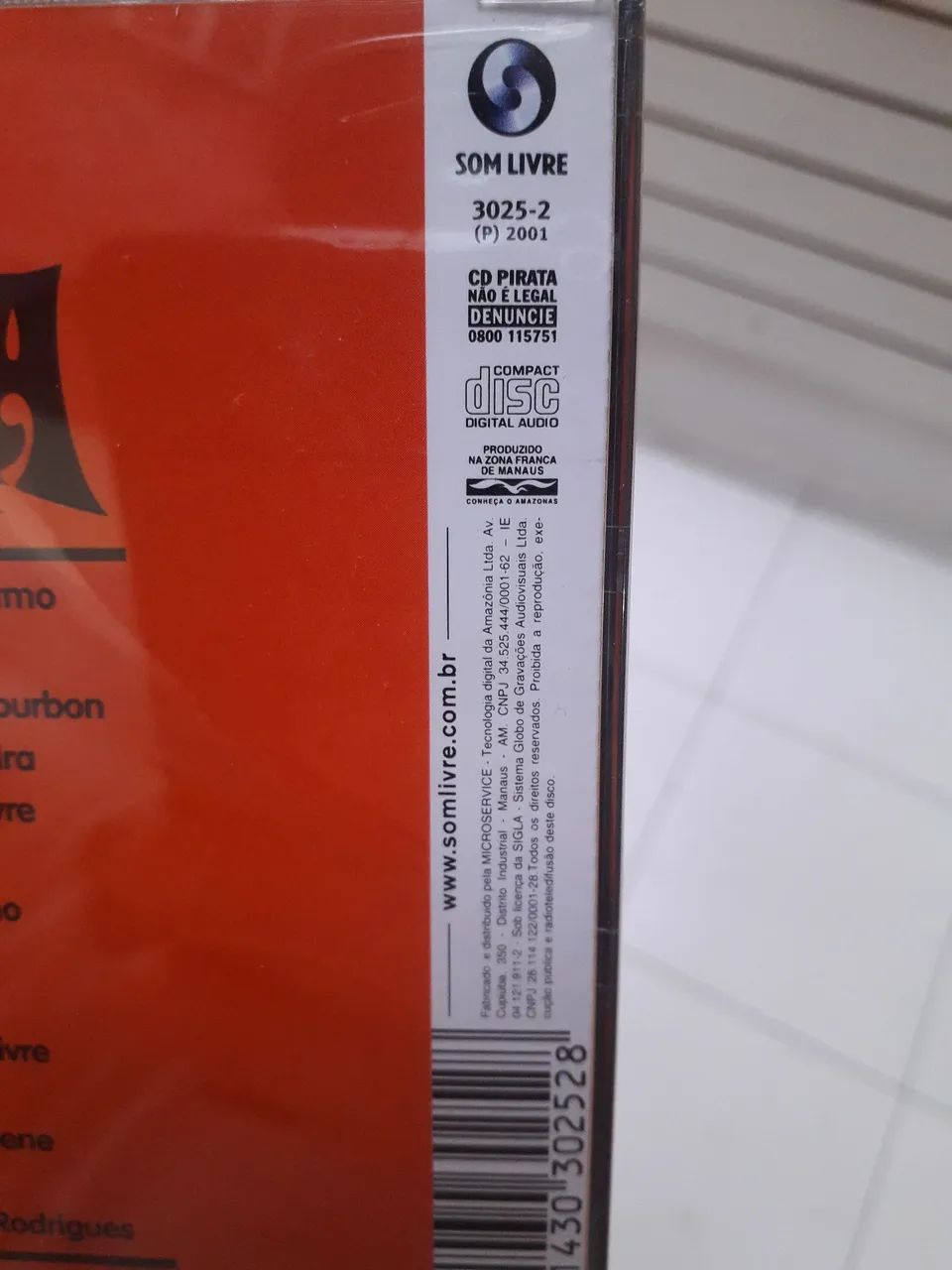 CD NOVELA BANDEIRA 2 ORIGINAL SOM LIVRE  LACRADO  - Foto 3