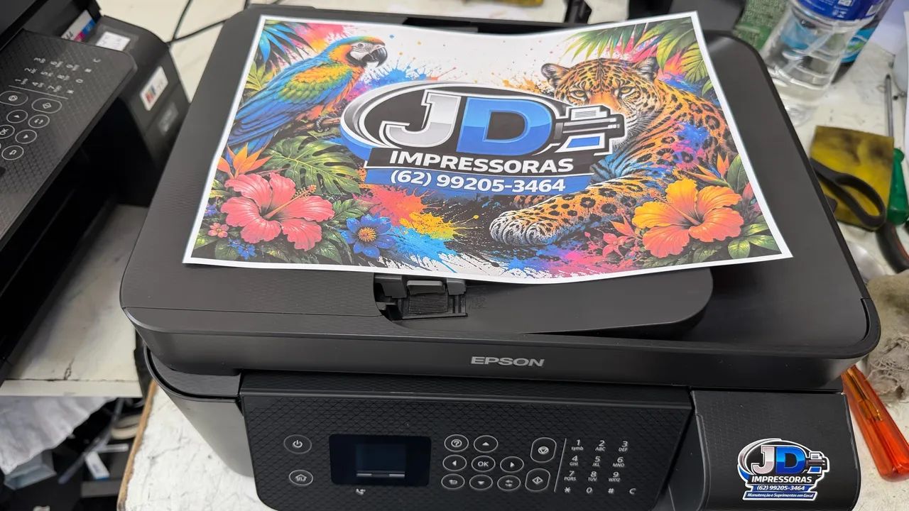 Impressora l5290 com rede wifi e adf  - Foto 3