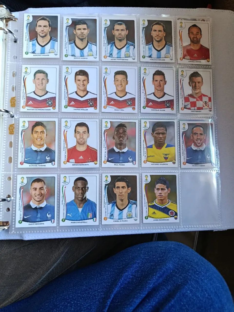 Figurinhas craques das copa 