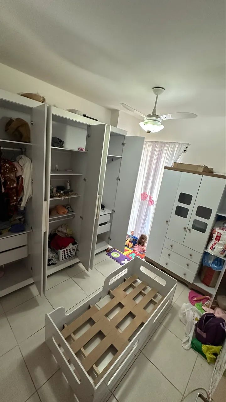 Quarto completo 2 Armários 1 cama infantil  - Foto 4