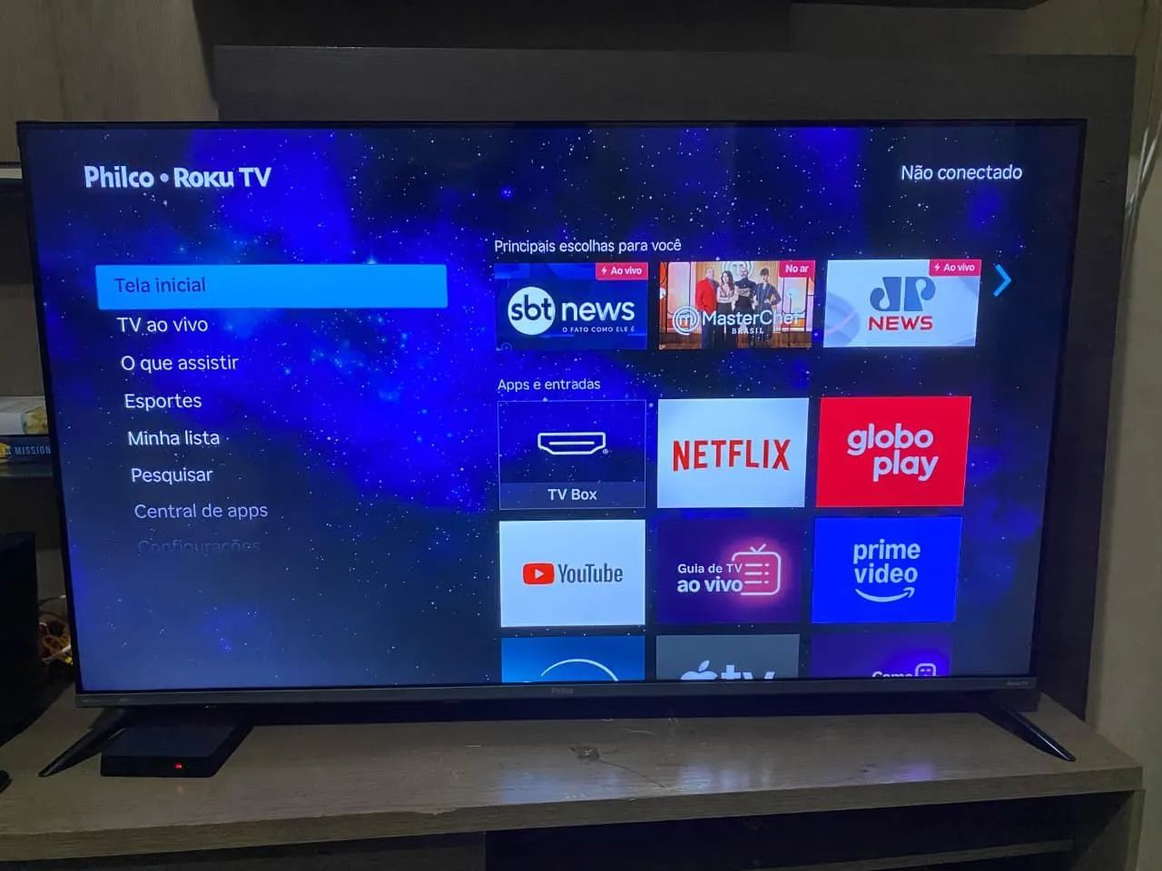 TV 55 Polegadas 4K 