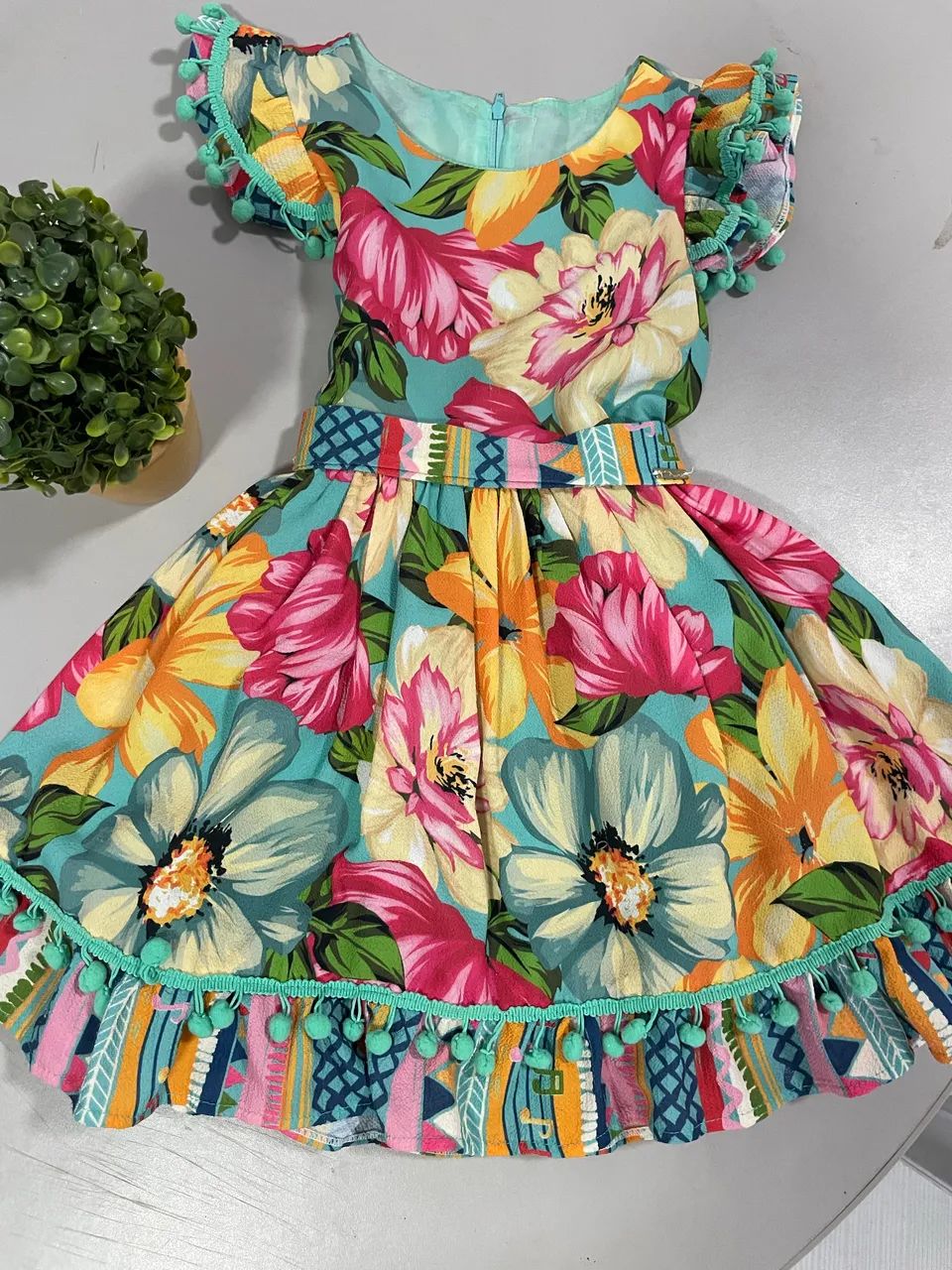 Vestido infantil 4 e 5 anos - Foto 5