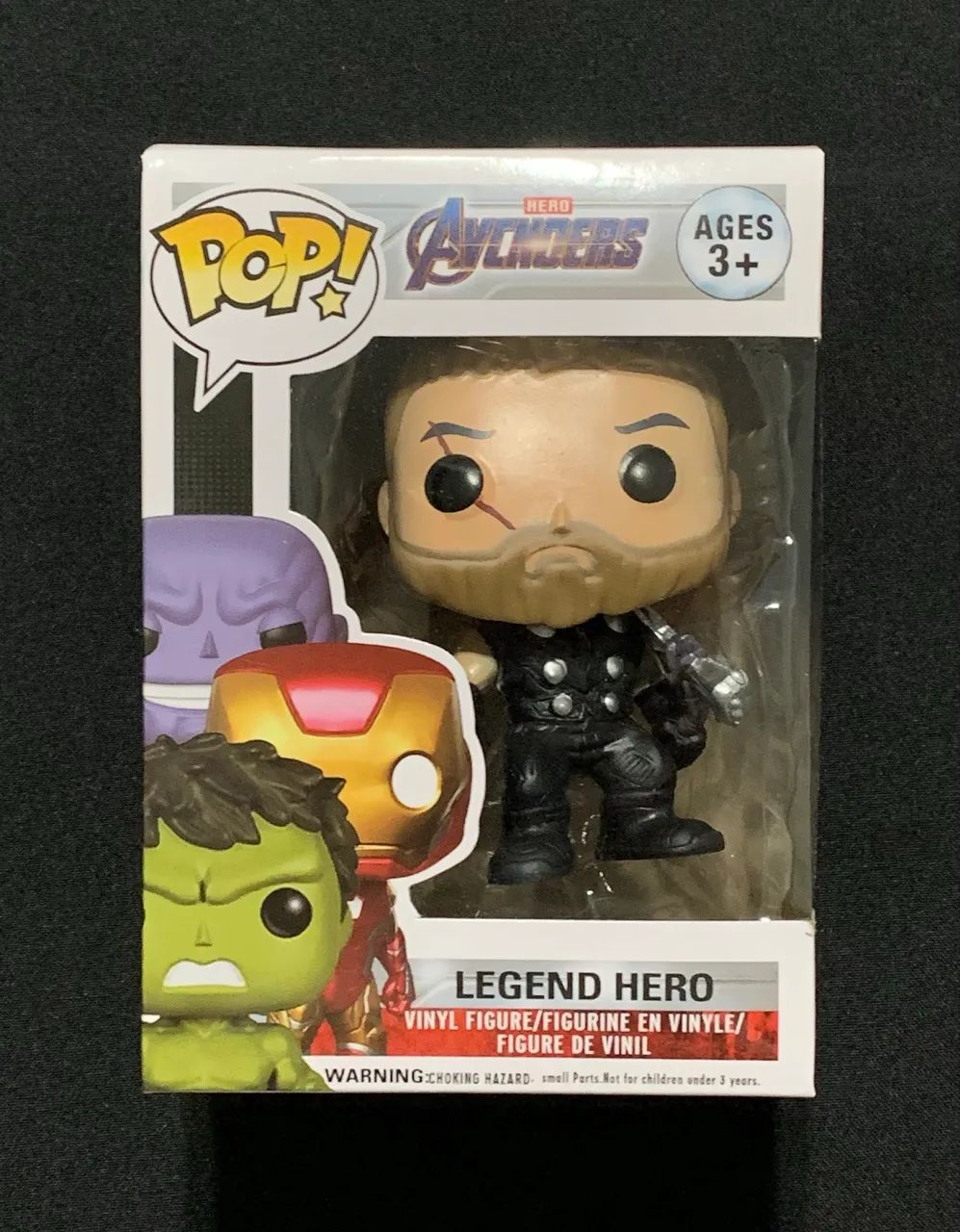 boneco funko pop thor vingadores colecionável