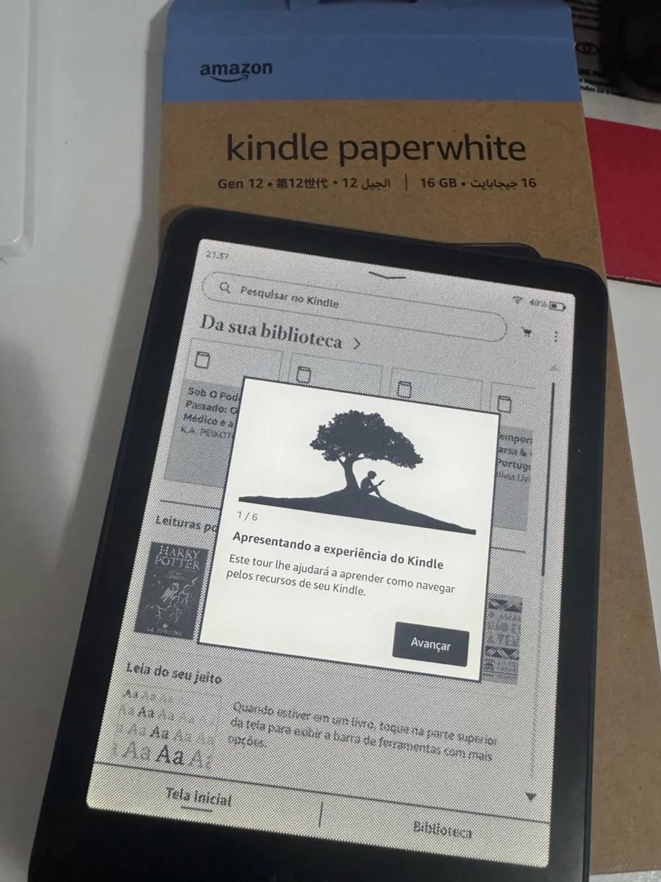 kindle paperwhite 12ª geração 16gb - Foto 2