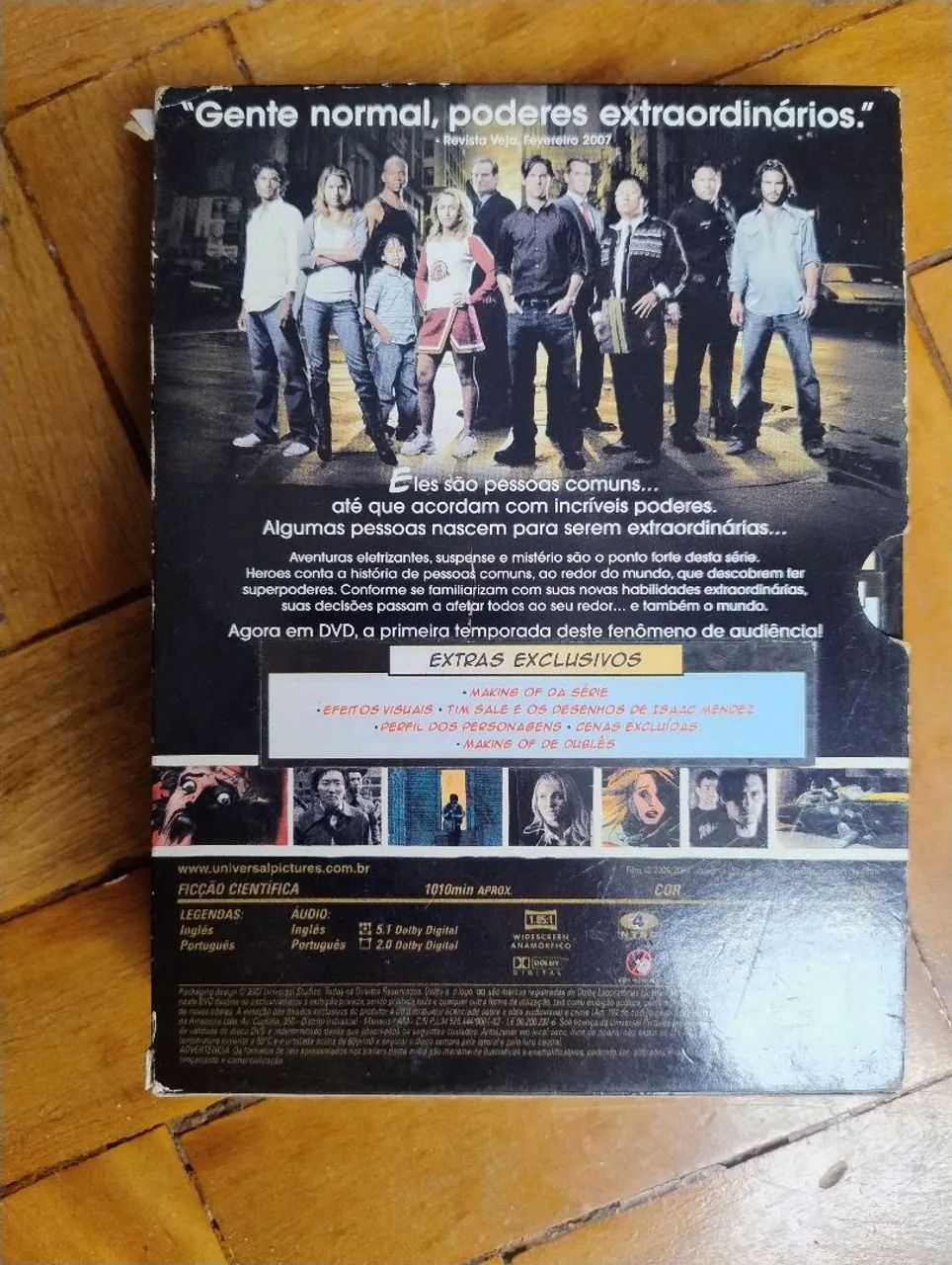 Box DVD Serie "Heroes" - 6 DVDs - Primeira Temporada  - Foto 2