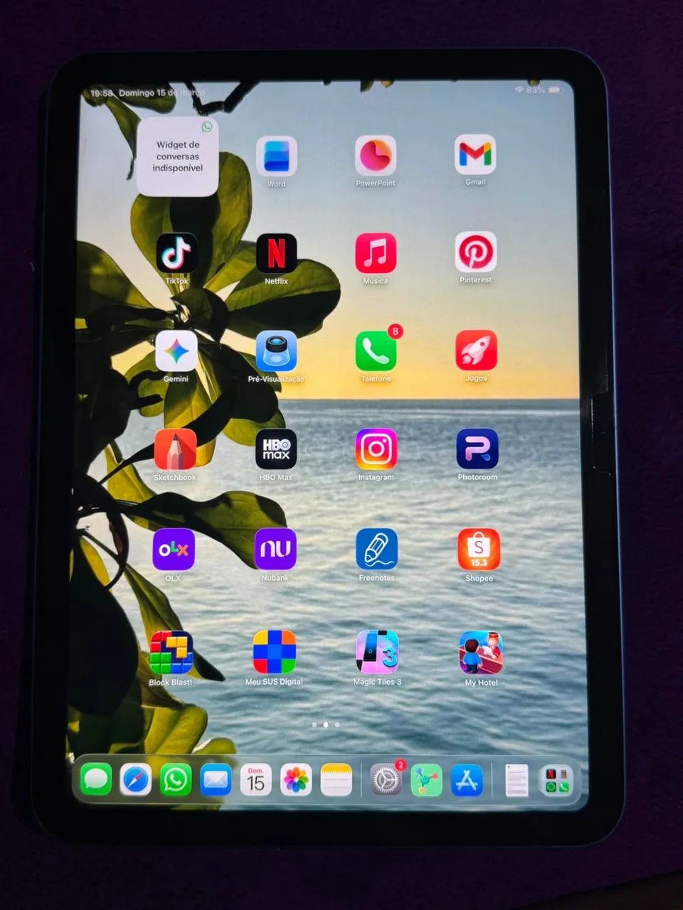 Tablet Apple iPad 11 A16 Bionic 128gb Wifi Azul (USADO) - Foto 2
