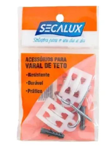 Carretilha Master Dupla para Varal de Teto Com 2 Unidades - Foto 3