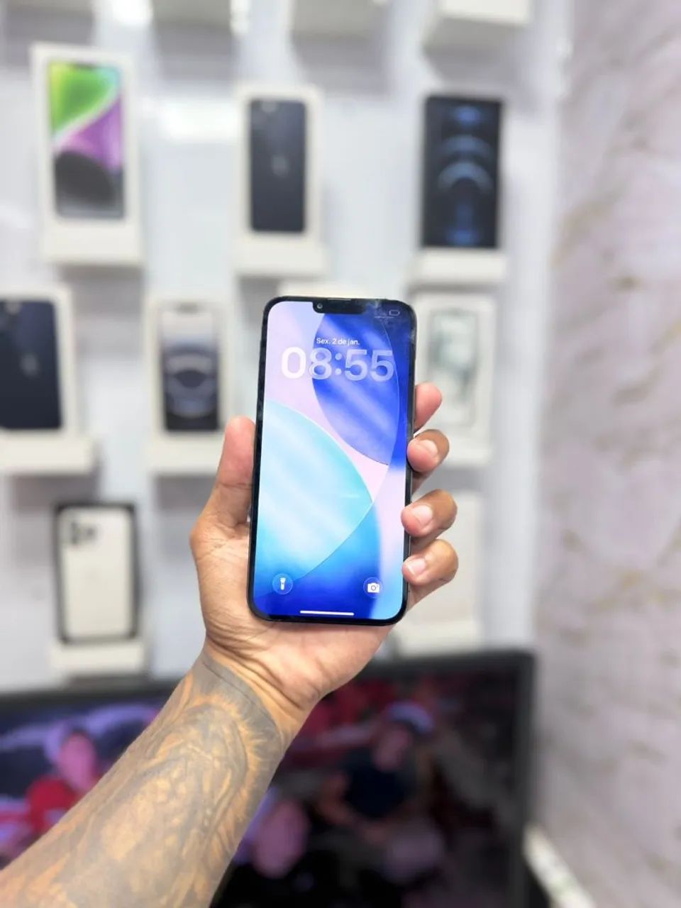 IPHONE 13 PR MAX 128GB<br>R$ 3.099,00 MUITO TOP - Foto 5