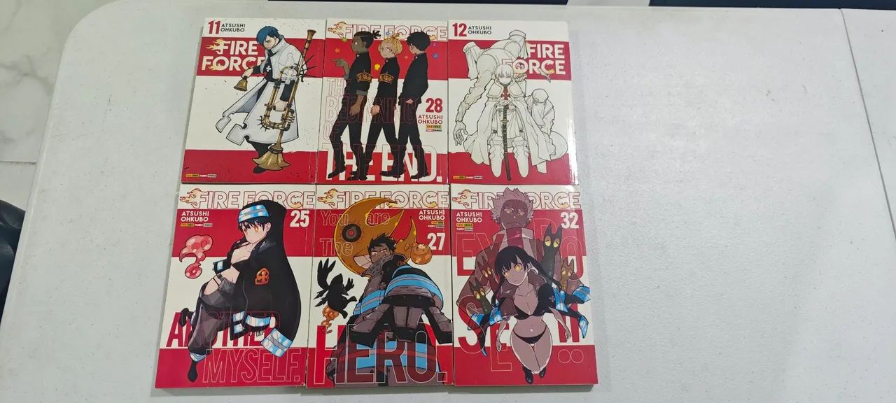 Mangás de Fire-Force 