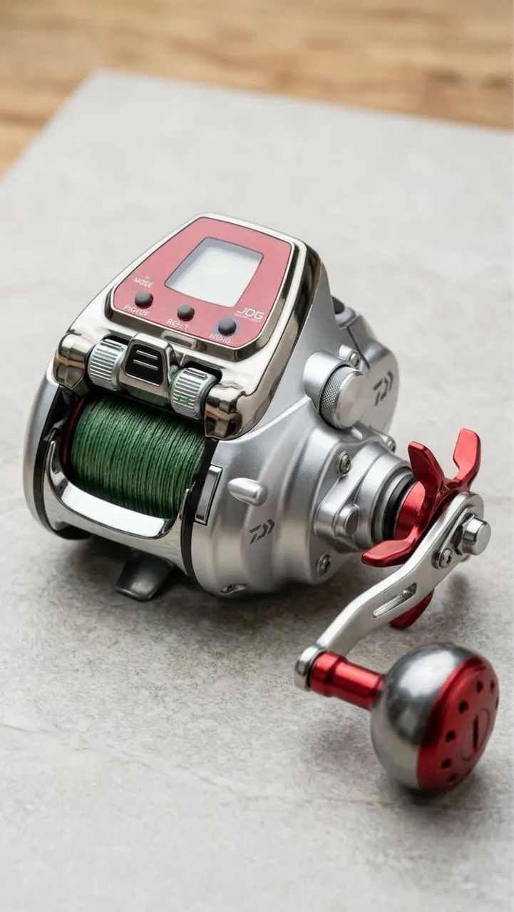 ダイワSEABORG 200JーL Carretilha Elétrica Daiwa Seaborg 200J (Manivela Direita) - Linha