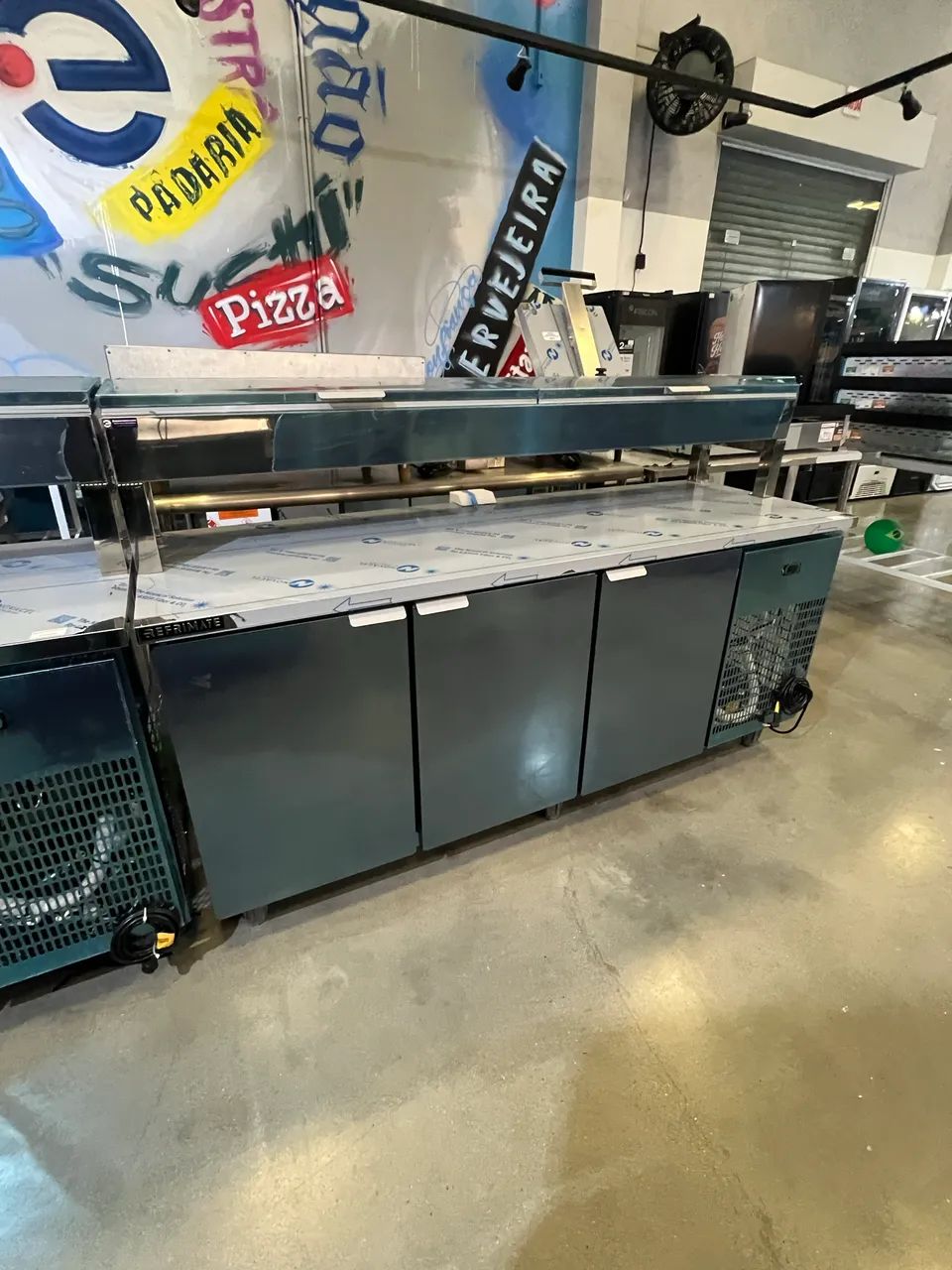 Condimentadora refrigerada 2M total inox - pronta entrega - nova 