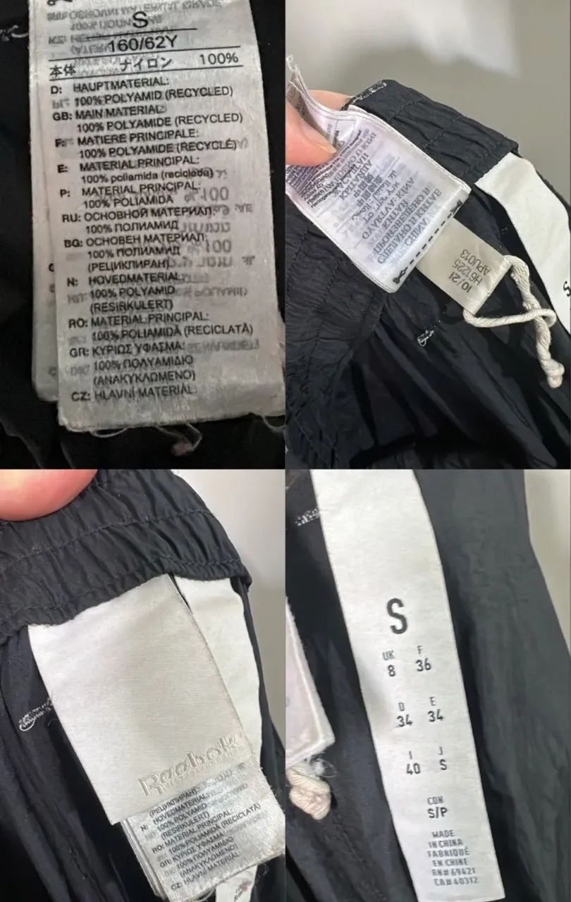 calça reebok x victoria beckham preta (rara) - Foto 2