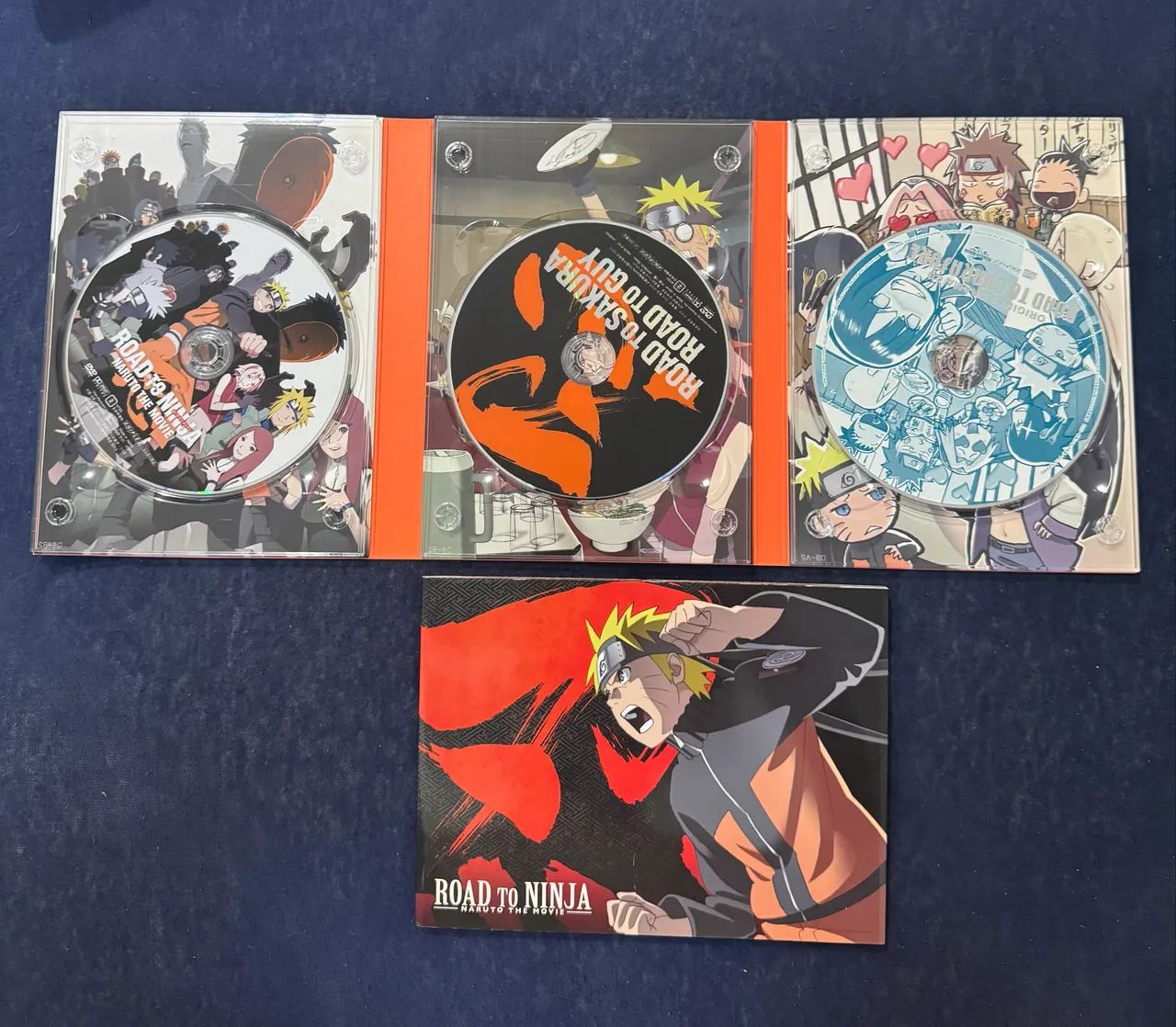 Filmes Naruto Edição Limitada Japonesa Box Blu-ray + DVD com Figure