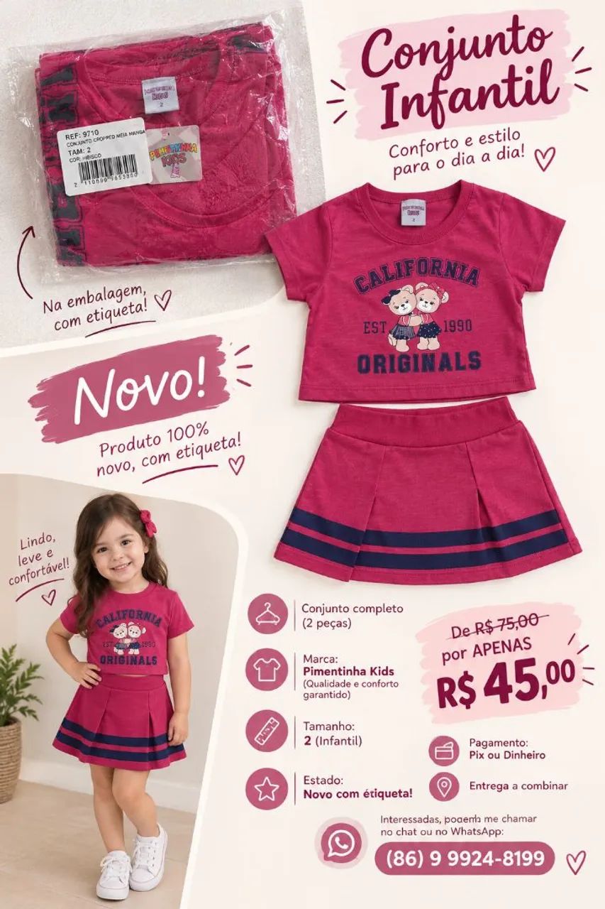 Roupa infantil 