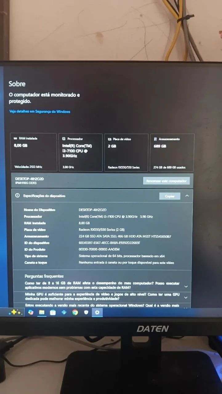 Pc Gamer Completo (Sétima Geração, 8GB) - Foto 2