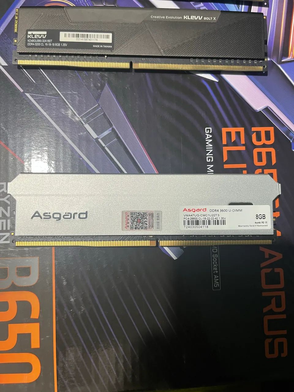 Memória ram 3600mhz Ddr4 