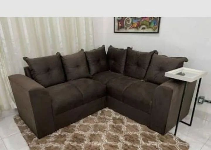 (PASSO CARTÃO) Sofá de canto, capa de almofada removível para auxiliar nas limpezas 65578361473537121