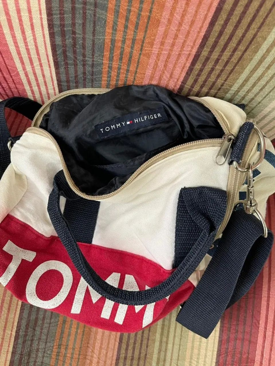 Bolsa mala Tommy Hilfiger original Bege - Foto 5