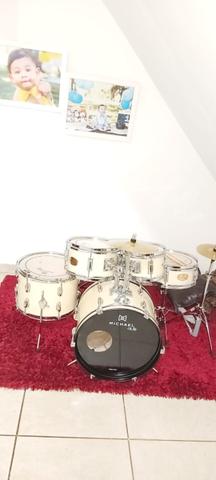 Bateria Michael Acústica Infantil - Foto 4