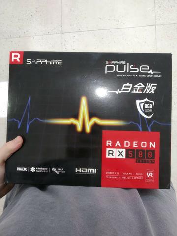 Placa de vídeo sapphire pulse radeon rx 580 8gb