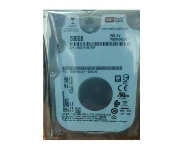 Hd 500gb Notebook Seagate E Wd Vídeo 2.5 Slim 7mm