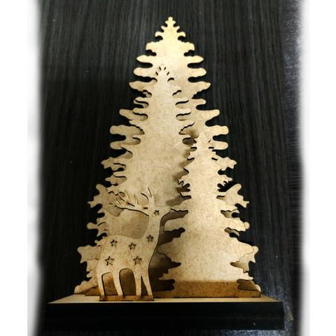Artesanato em MDF - Símbolos de Natal - Foto 6
