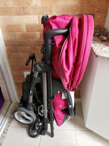 Kit carrinho Peg-Perego switch four + bebê conforto + forro almofadado sob medida - Foto 3