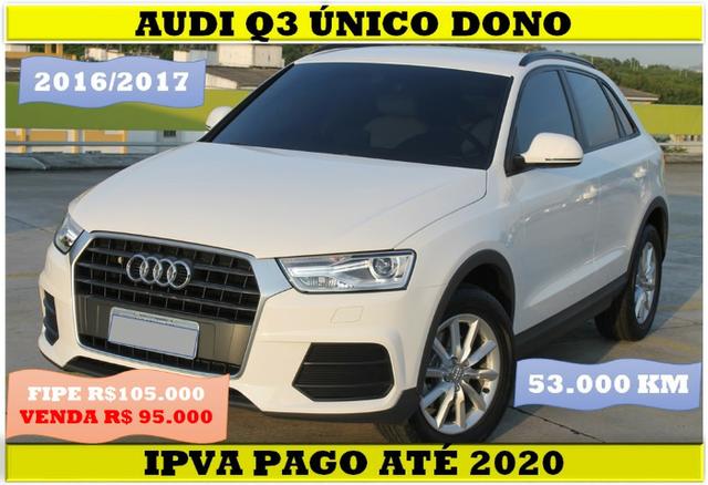 Audi Q3 1.4 Turbo 55.000km Único Dono 2016/2017 Ipva pago 95.000 a vista