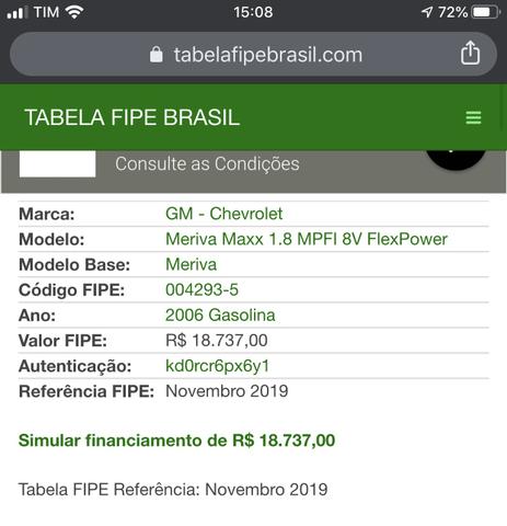 Meriva 1.8 Maxx com acessórios SS - Foto 8